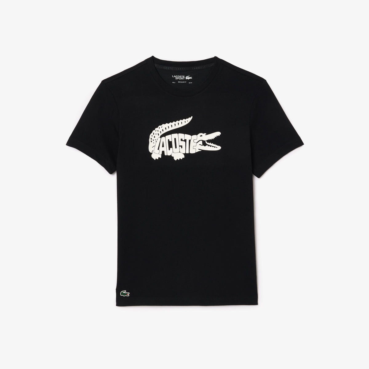 Sport Ultra-Dry Croc Print T-Shirt - Black/White