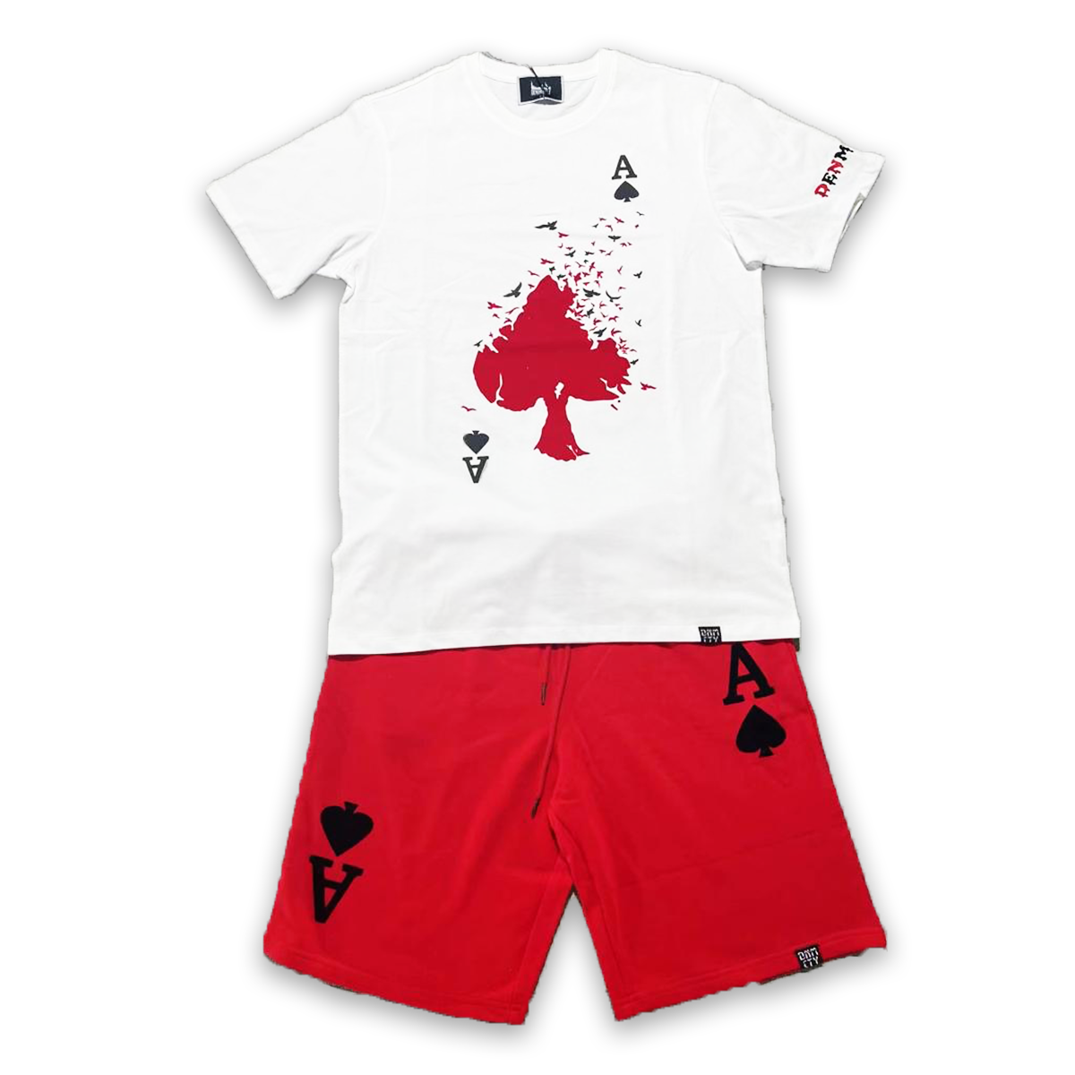 Ace Of Spade Set - White/Red