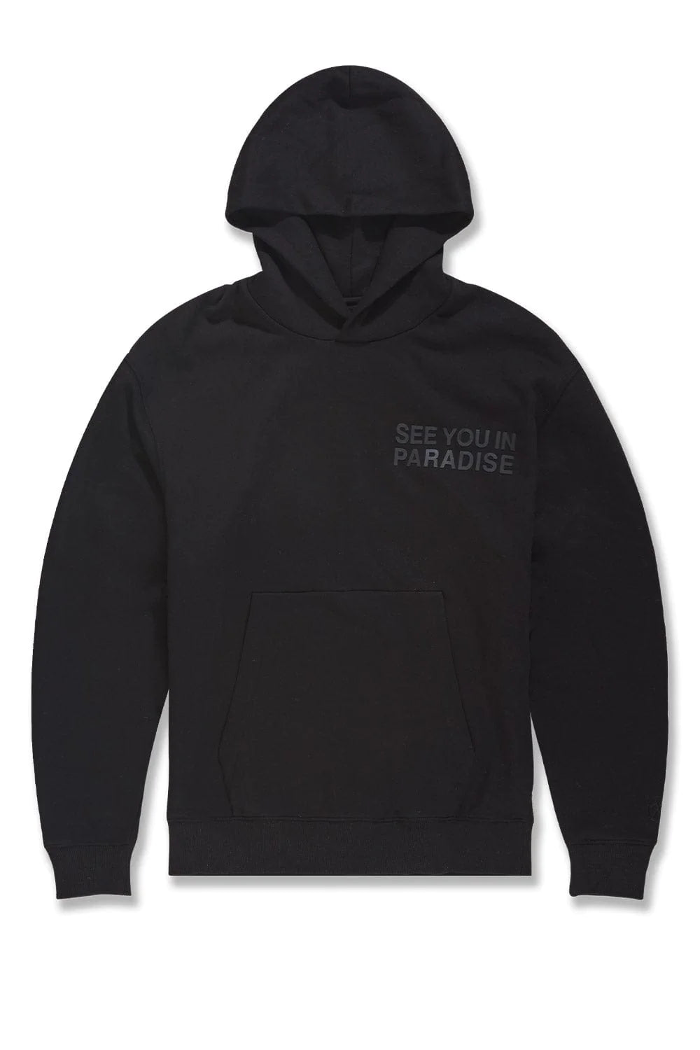 Paradise Tonal Pullover Hoodie - Black