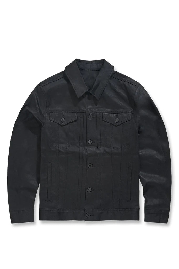 Smooth Criminal Denim Trucker Jacket 2.0 - Jet Black