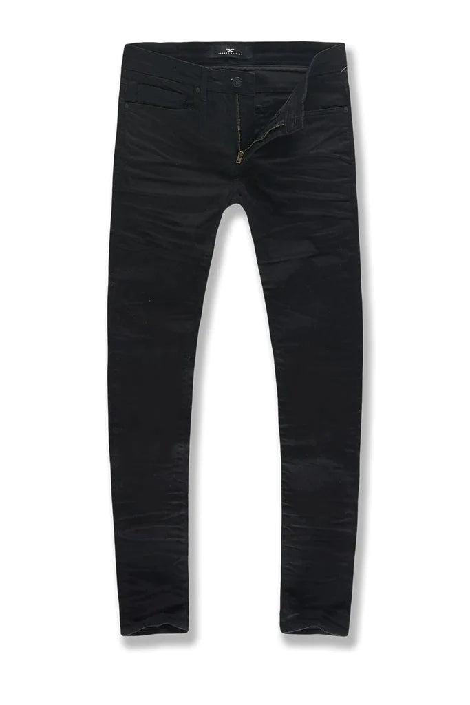Martin - Skinny Stretch Jeans - Black - JT956