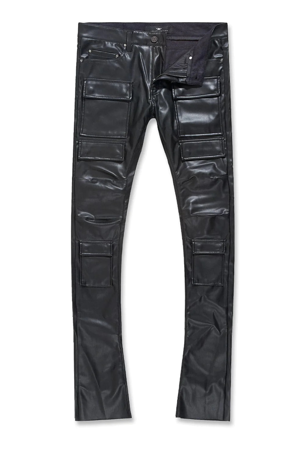 Ross Stacked - Thriller Cargo Pants - Black