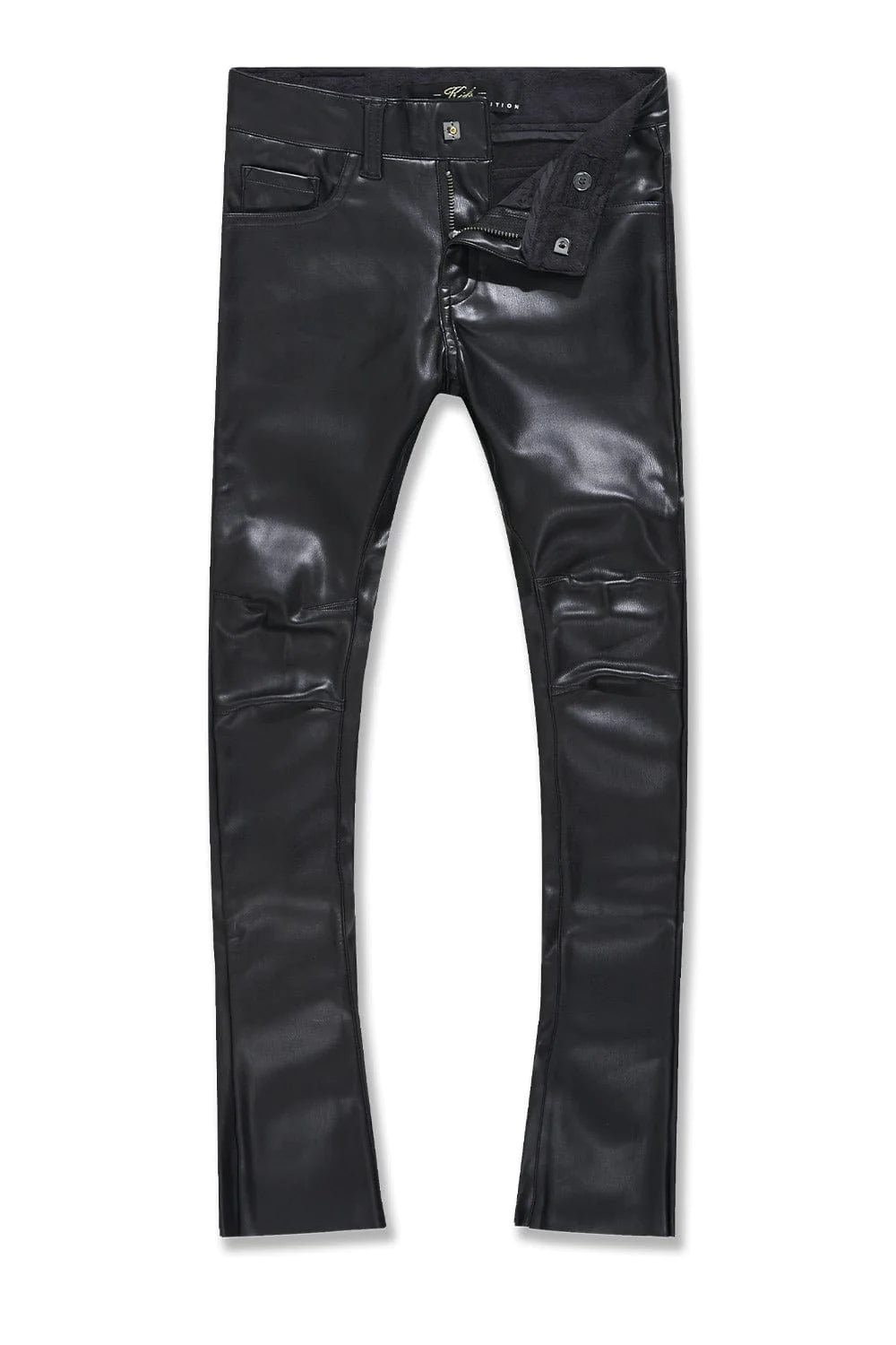 Kids Stacked Thriller Pants - Black