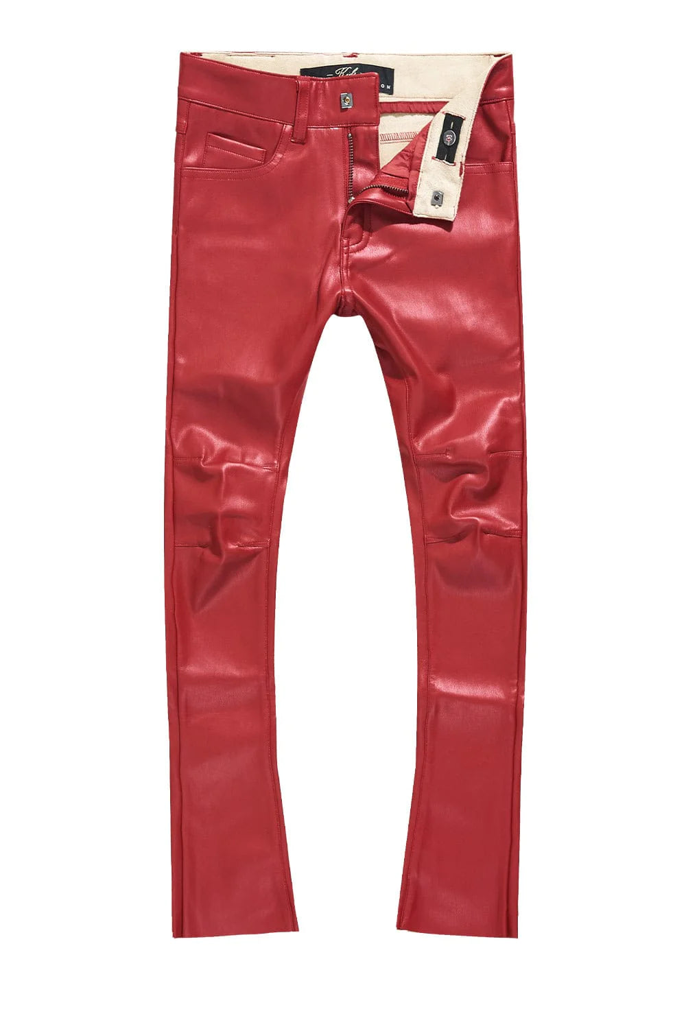 Kids Stacked Thriller Pants - Red