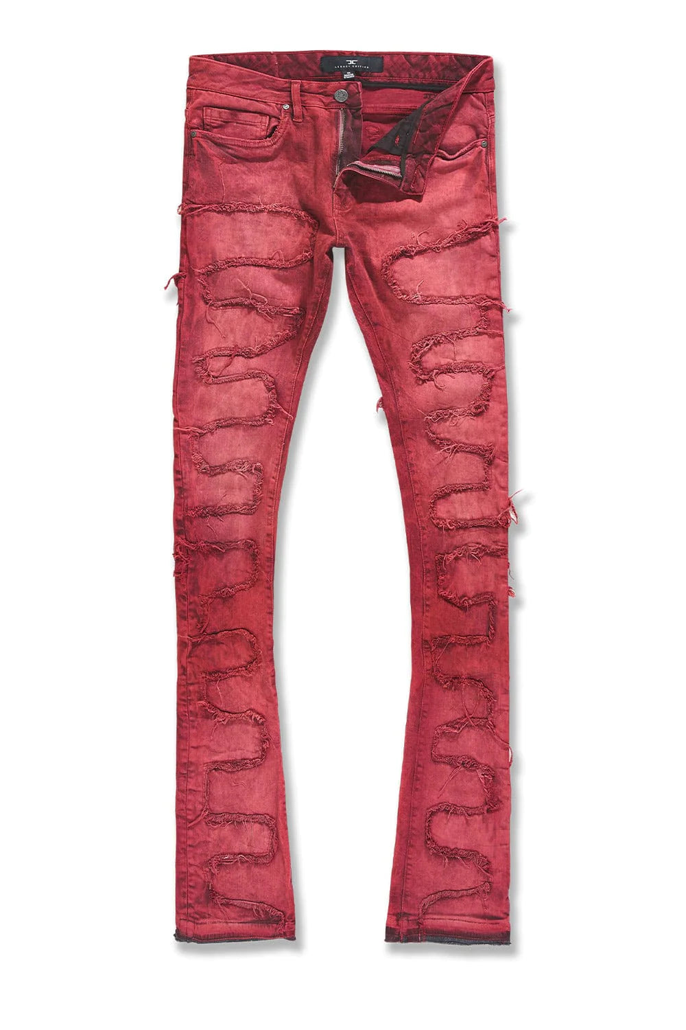 Martin Stacked - Oasis Denim Jeans - Red