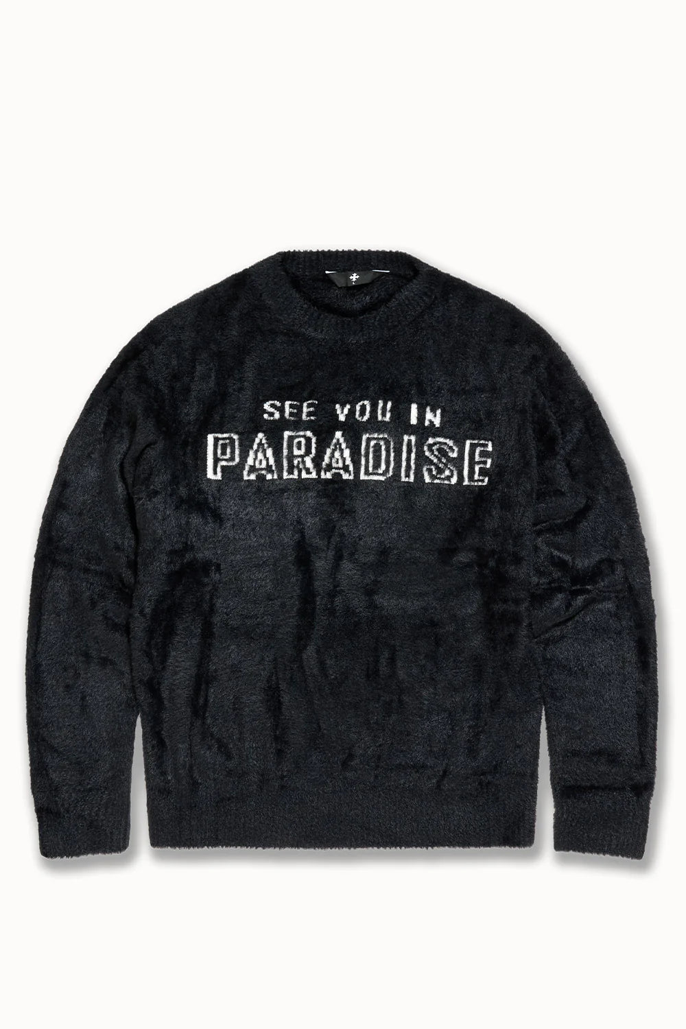 Plush Crewneck Sweater (Black)