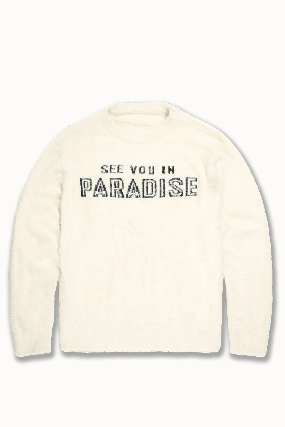 Plush Crewneck Sweater (Bone)