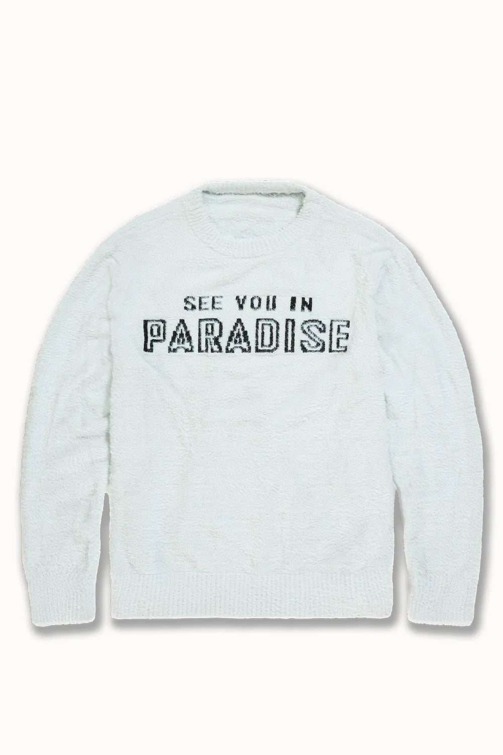 Plush Crewneck Sweater (Grey)