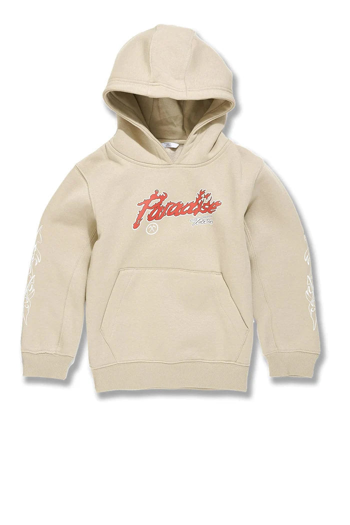 Kids Paradise Tour Pullover Hoodie (Sand) 8241HK