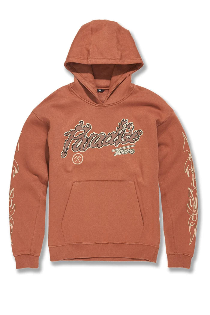 Paradise Tour Pullover Hoodie - Caramel