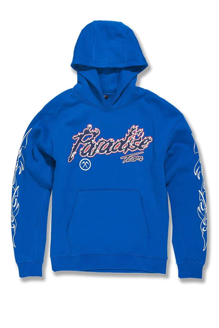 Paradise Tour Pullover Hoodie-Imperial Blue-8241H