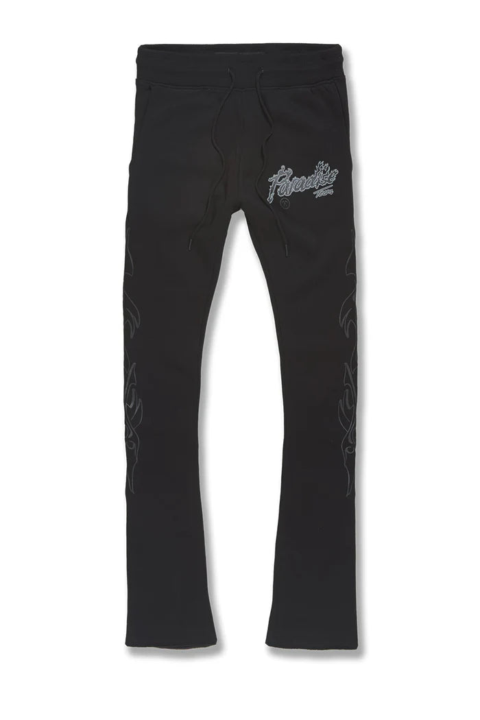 Paradise Tour Stacked Sweatpants - Noir