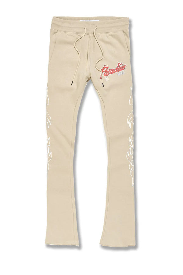 Kids Paradise Tour Stacked Sweatpants (Sand) 8241LK