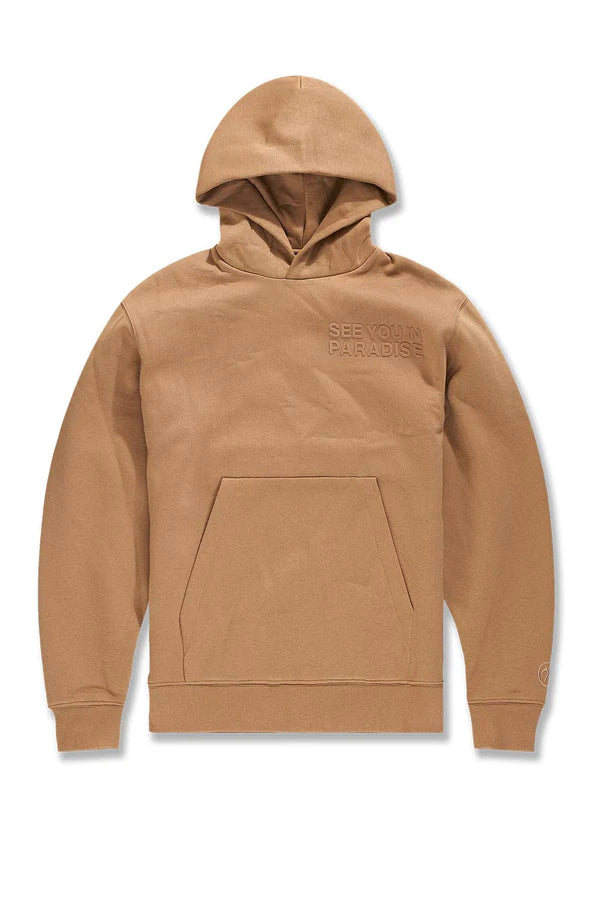 Paradise Tonal Pullover Hoodie (Mocha) 8862H