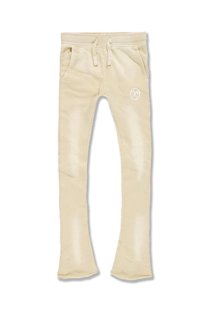 Kids Afterlife Stacked Sweatpants (Khaki) 8631LK