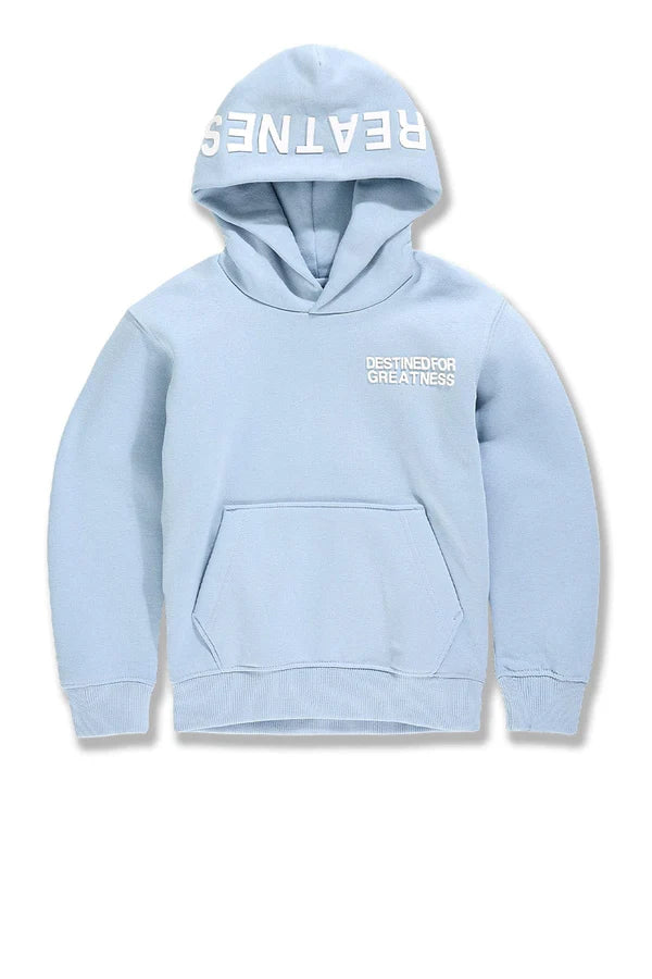 Kids Destined For Greatness Pullover Hoodie (Carolina Blue)