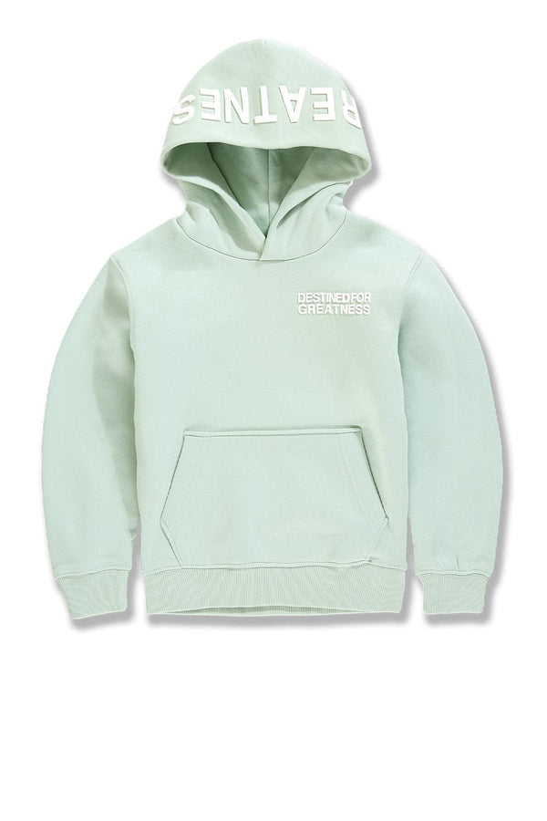 Kids Destined For Greatness Pullover Hoodie (Mint)