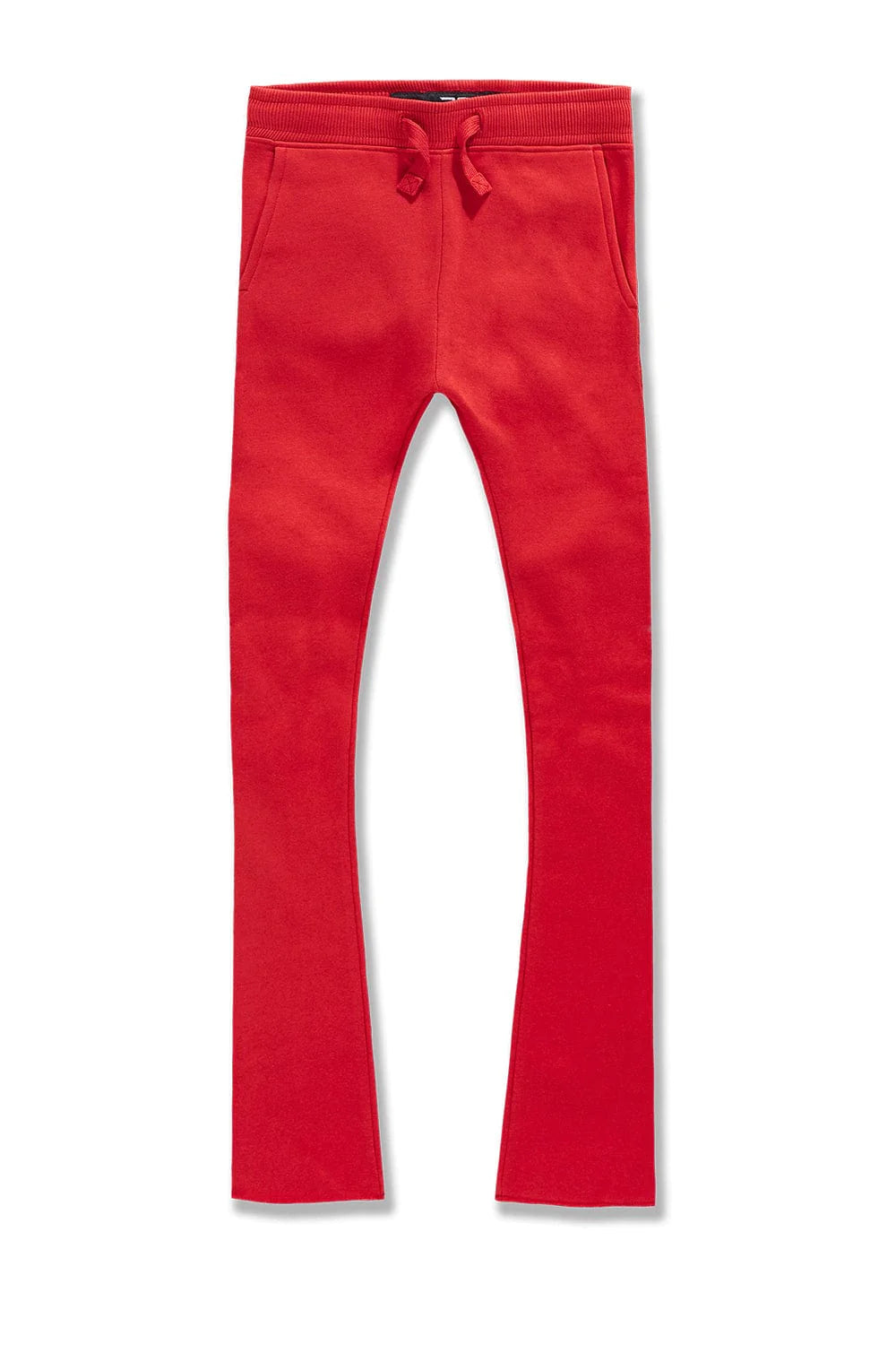 Kids Uptown Stacked Sweatpants - Red