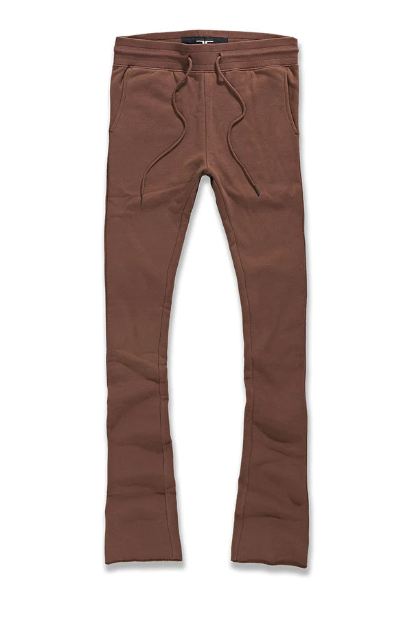 Uptown Stacked Sweatpants 2.0 - Chocolate- 8860L