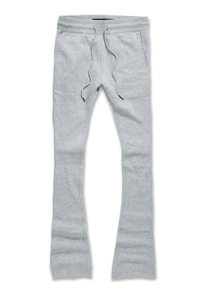 JC - Kids Uptown Stacked Sweatpants - Heather Grey