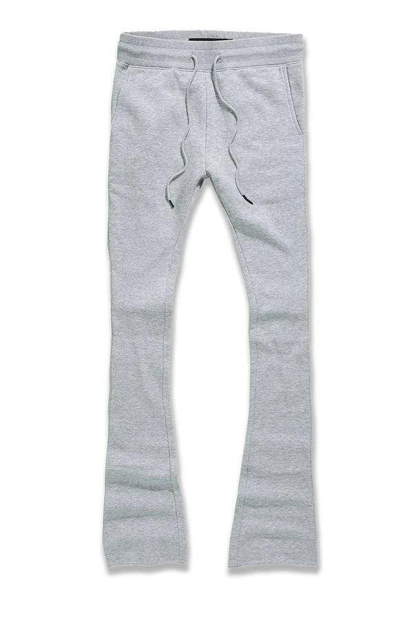 Uptown Stacked Sweatpants 2.0 - Heather Grey - 8860L