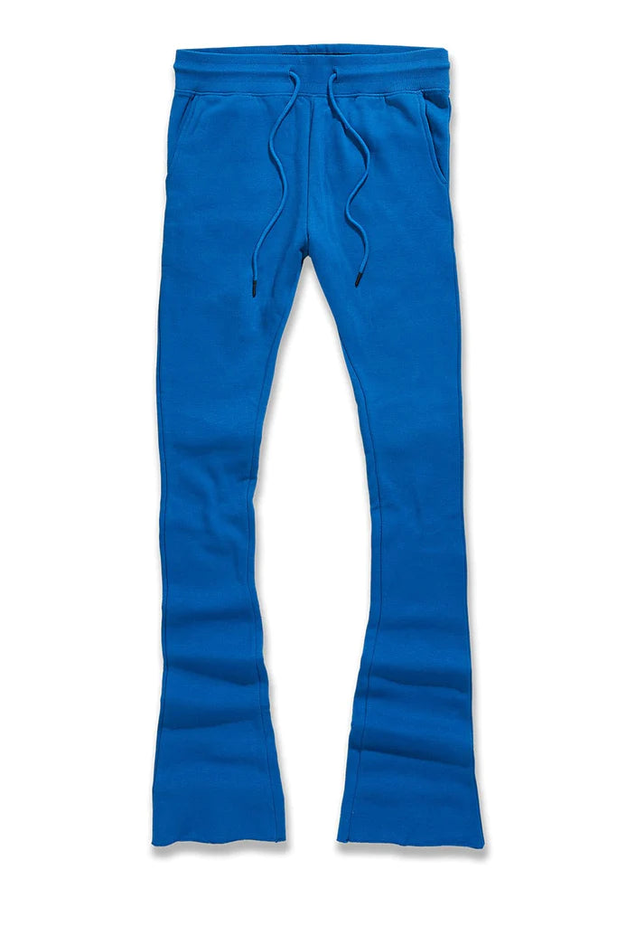 Uptown Stacked Sweatpants - Royal Blue