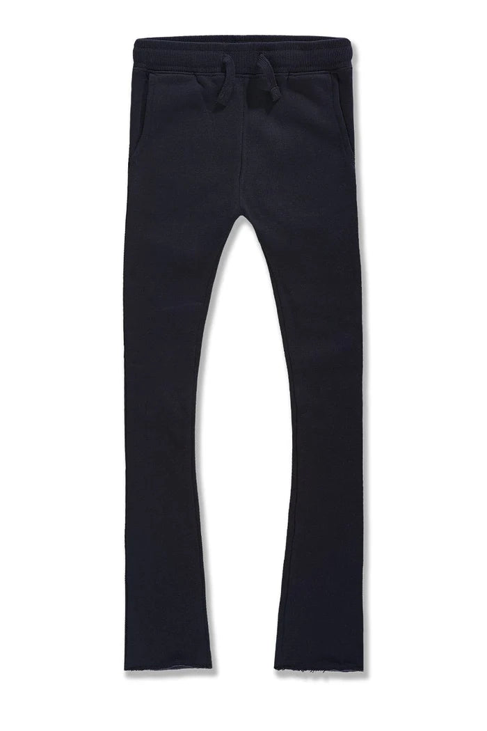 JC - Kids Uptown Stacked Sweatpants -Navy