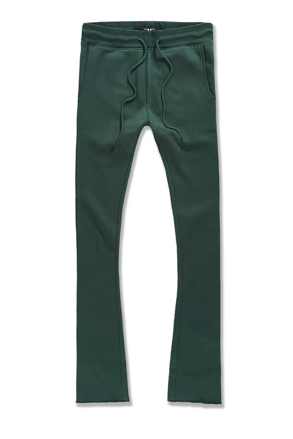 Uptown Stacked Sweatpants 2.0 - Hunter Green - 8860L