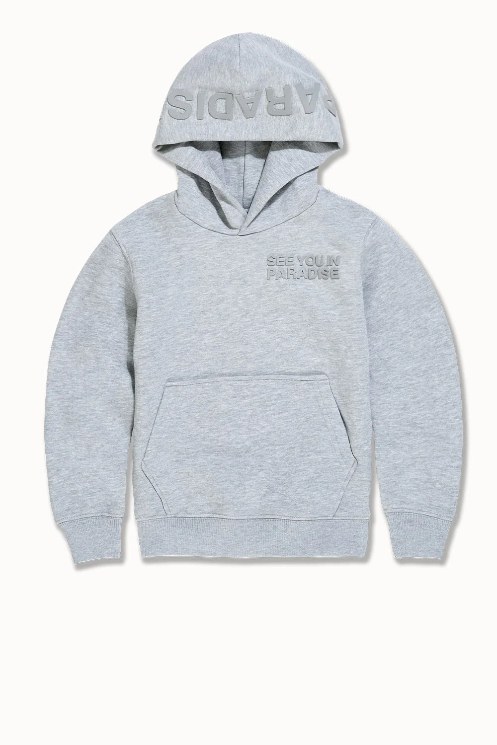 Kids SYIP Tonal Pullover Hoodie (Heather Grey)