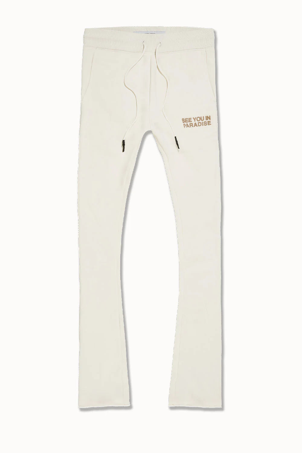 SYIP Tonal Stacked Sweatpants (Bone)