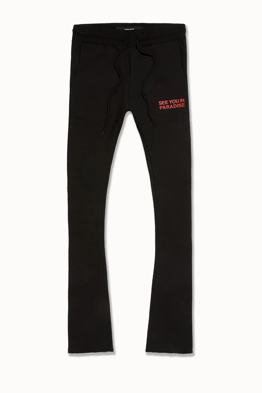 SYIP Tonal Stacked Sweatpants (Crimson)