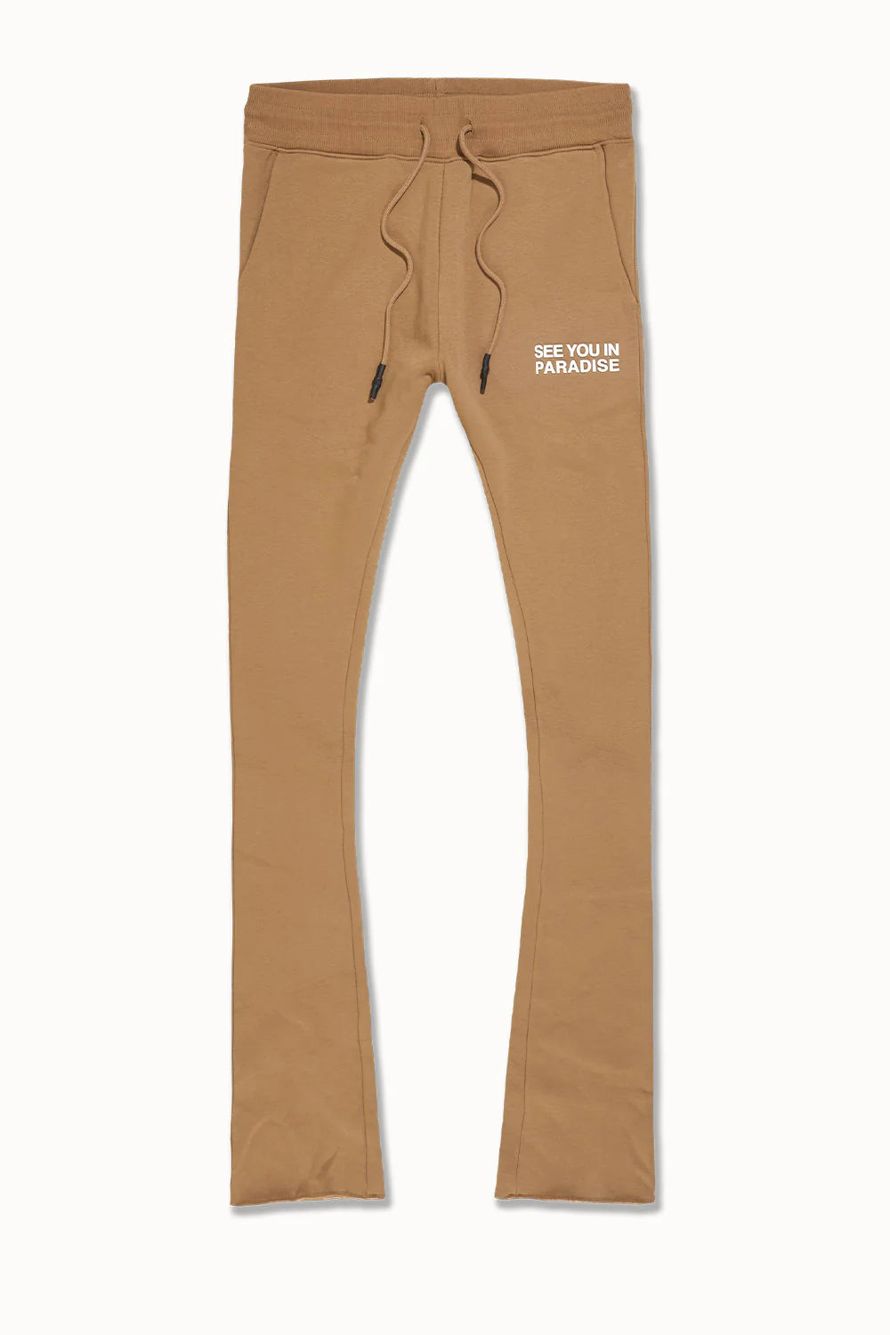SYIP Tonal Stacked Sweatpants (Mocha)