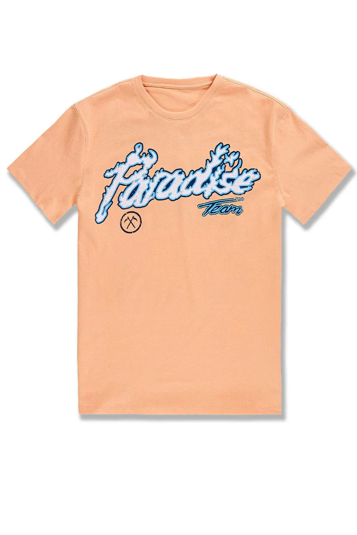 Kids Paradise Tour T-Shirt - Peach