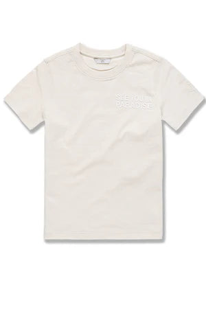 Kids - Paradise Tonal T-Shirt (Bone) 9151AK