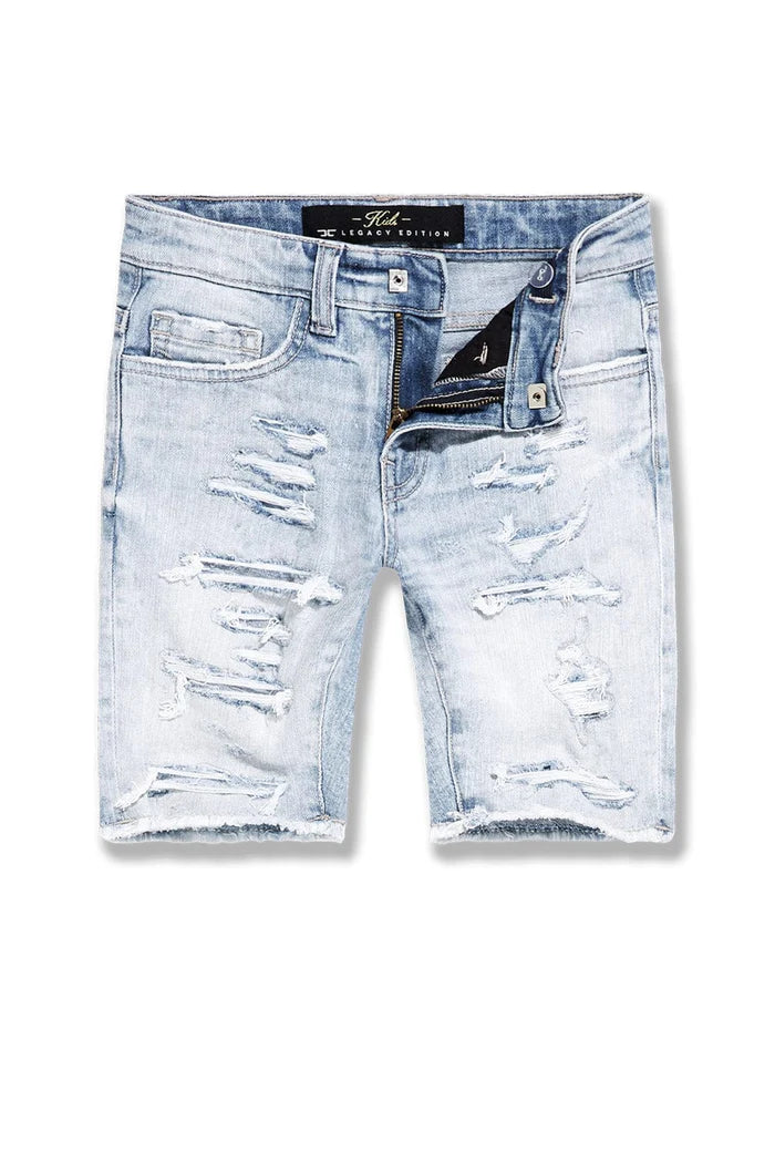 Kids Arlington Denim Shorts (Sky Blue)