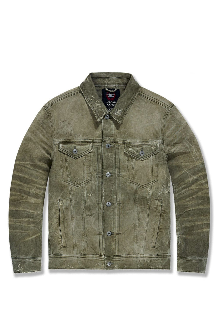 Meadowlands Denim Trucker Jacket (Olive) JJ1220RC