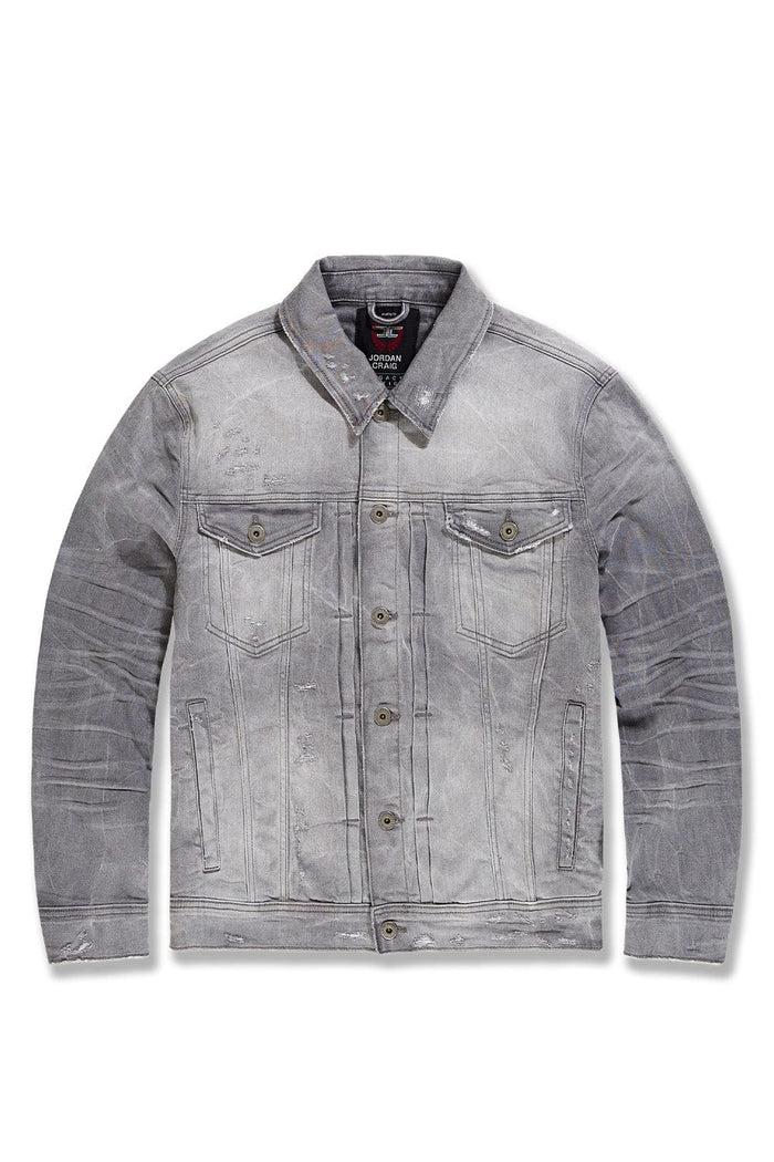 JC - Meadowlands Azure Denim Trucker Jacket-Cement Wash