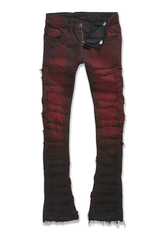 Kids Stacked Oasis Denim Jeans - Magma