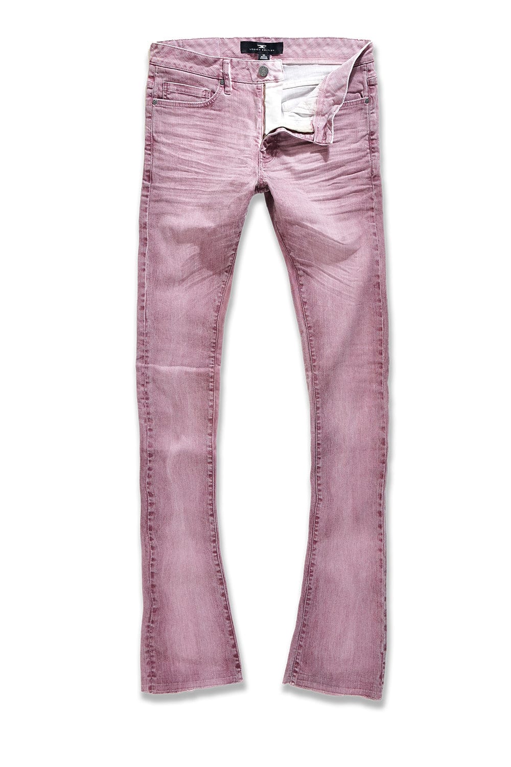 Martin Stacked - Full Bloom Denim Jeans - Mauve Pink