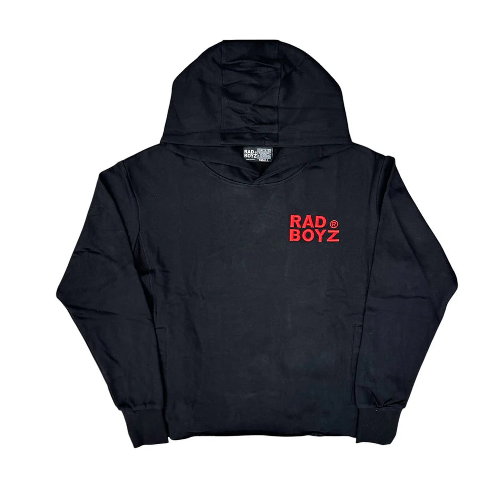 Global Takeover Cropped Hoodie (Black)