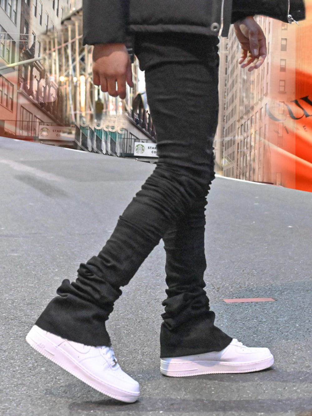 Alix-Jet Black Ripped Super Stacked Skinny Jeans – Todays Man Store