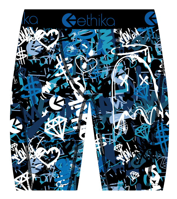 Ethika - Bossquiat - Boys - BLST3500 - Black/White