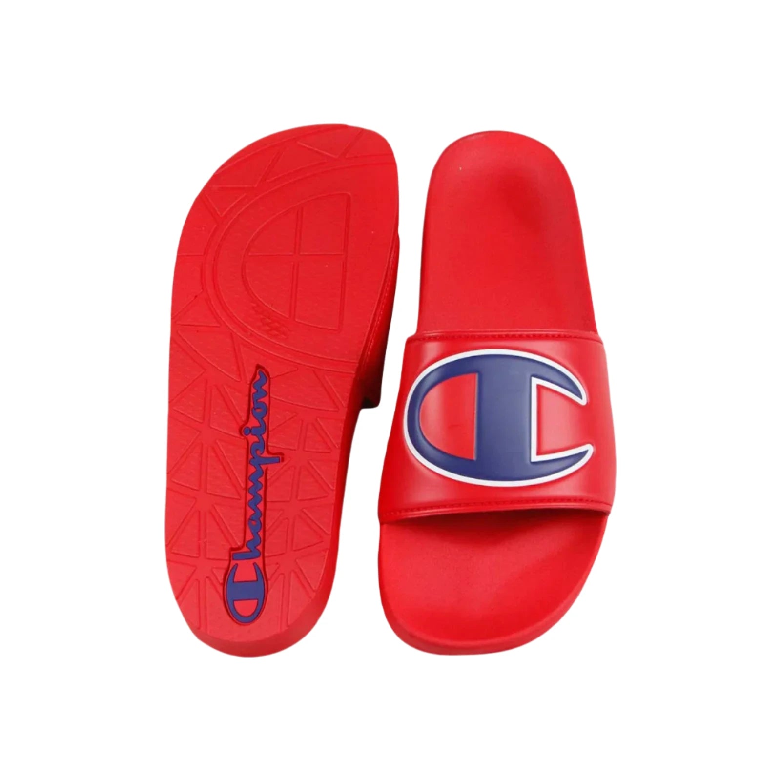 Red champion flip flops shop