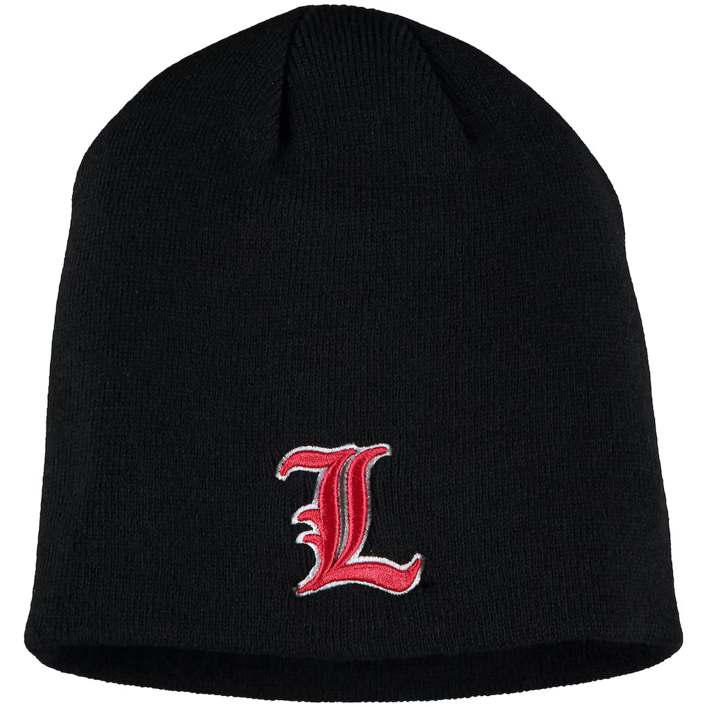 Black Louisville Cardinals EZDOZIT Knit Beanie
