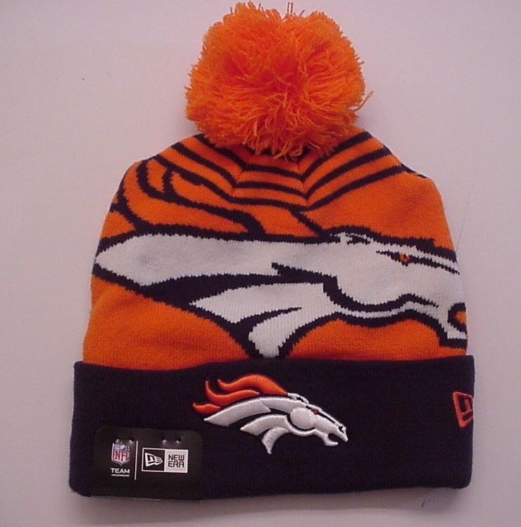 Denver Broncos Logo Whiz Cuffed Knit Hat