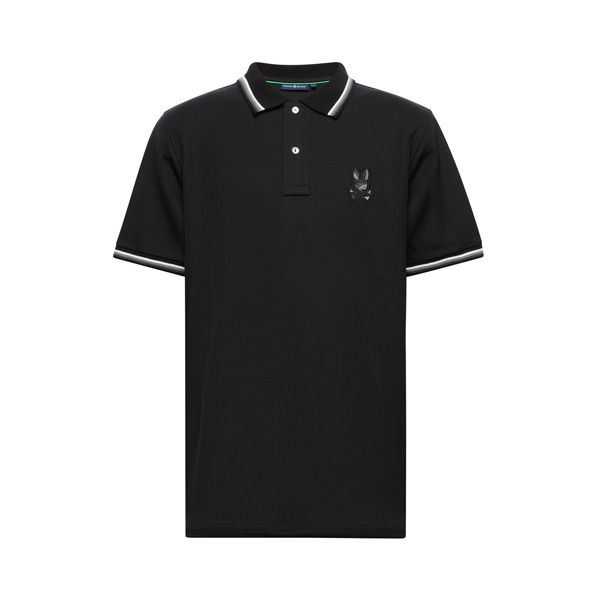 baxter pique polo-001 black