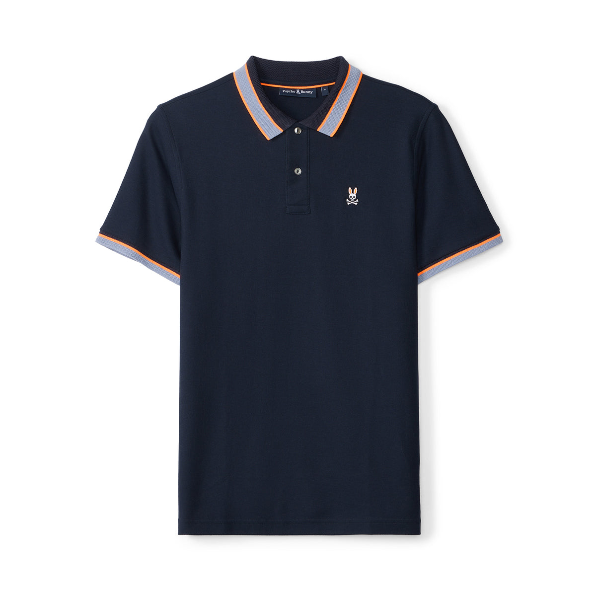 Duvall Pique Polo - Navy Blue