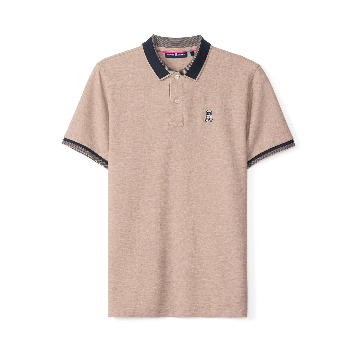 Duvall Pique Polo - Heather Tan