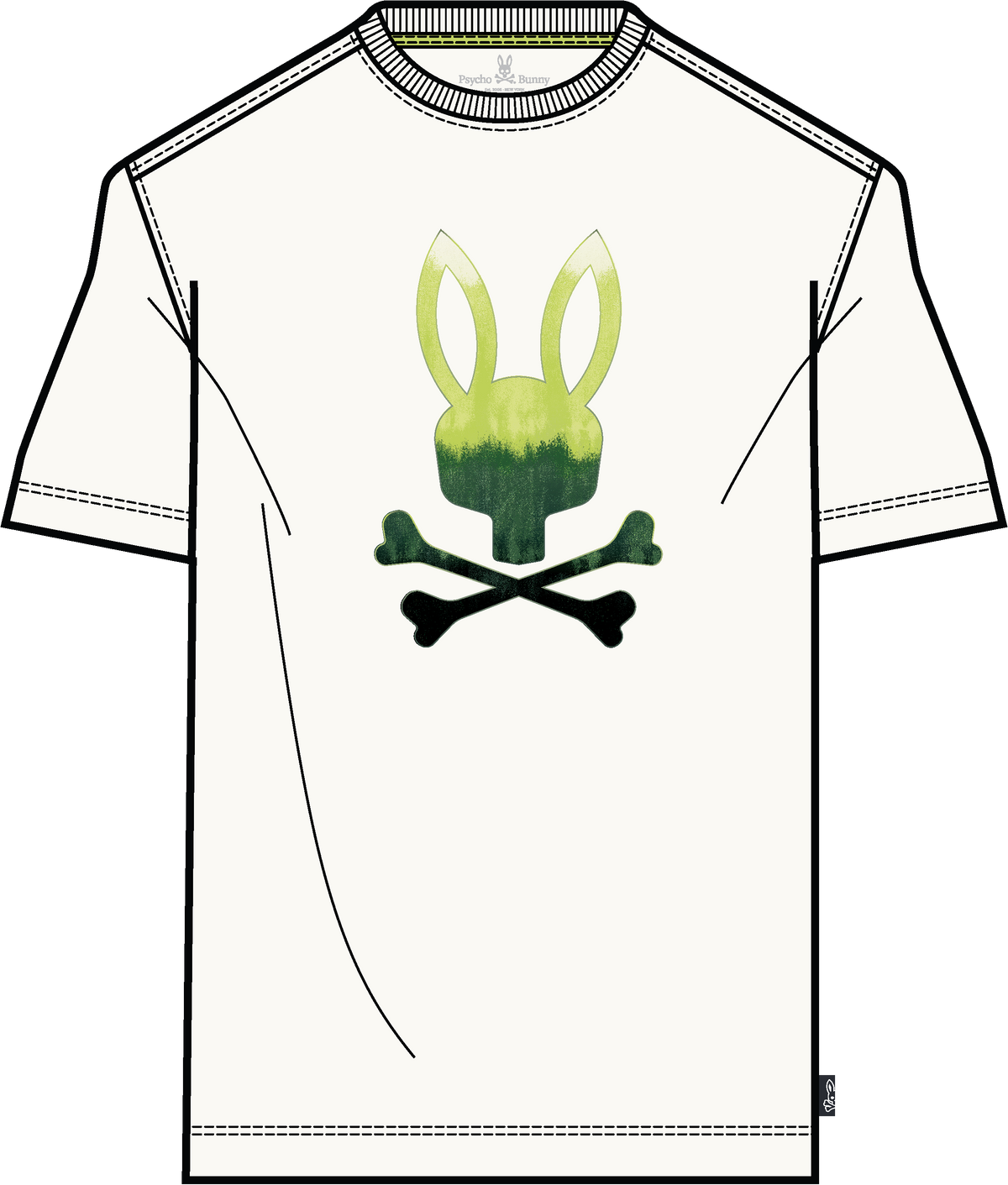 Raymond Graphic Tee-Ecru