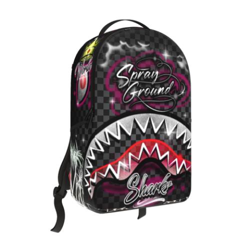 Airbrushed Shark Backpack